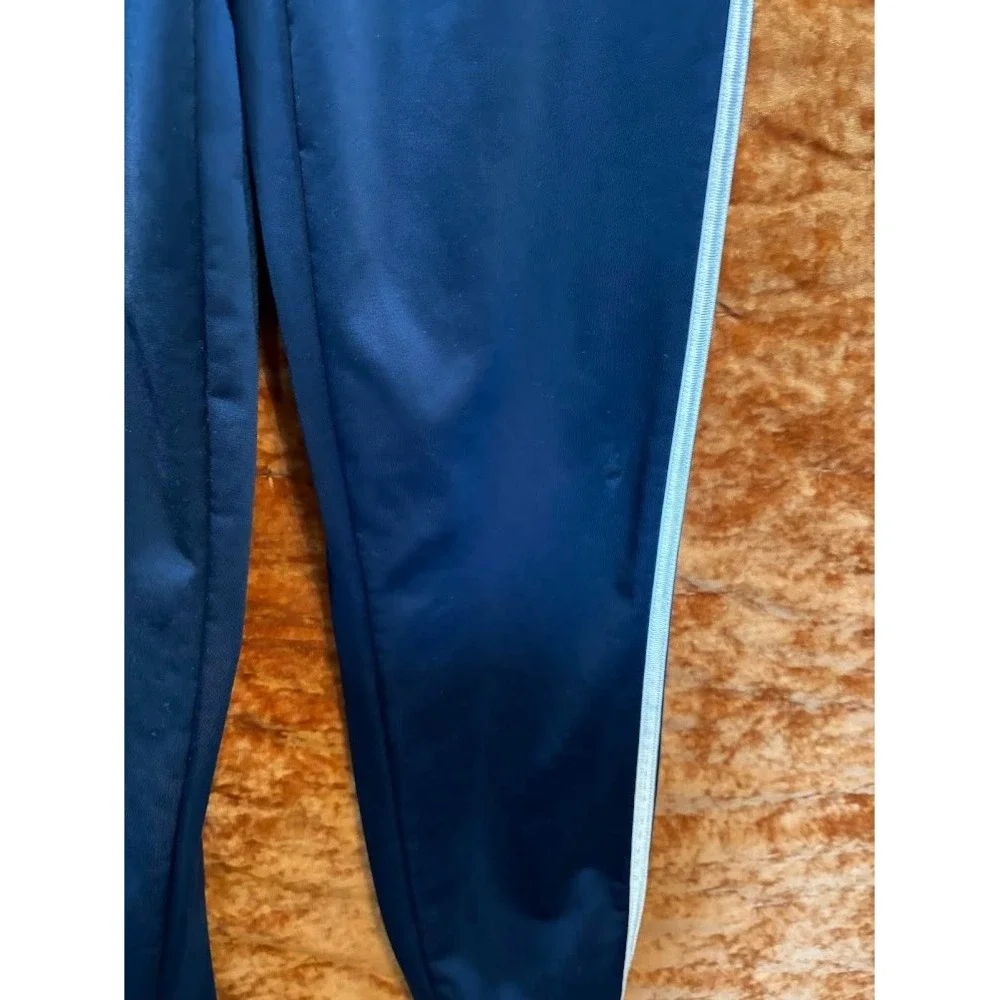 Adidas Mens Navy Blue‎ Essentials 3-Stripes Tricot Joggers